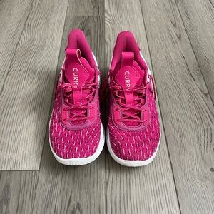 Under Armour Curry 9 Basketball White/Tropical Pink Size 8.5